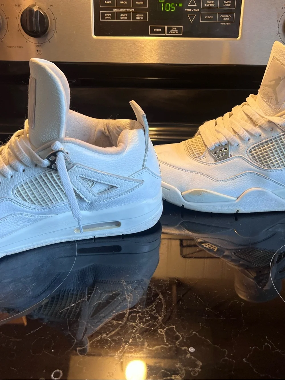 Jordan White Men’s Retro High-Top Sneakers